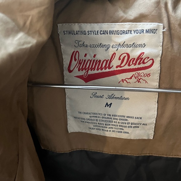 Brown Utility Jacket for Men (M) - Picture 7 of 8